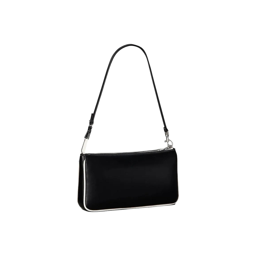 Calvin Klein Borsa Donna Convertible Pouch Nero A Mano Con Zip Interna Compact Elegante Autunno Inverno
