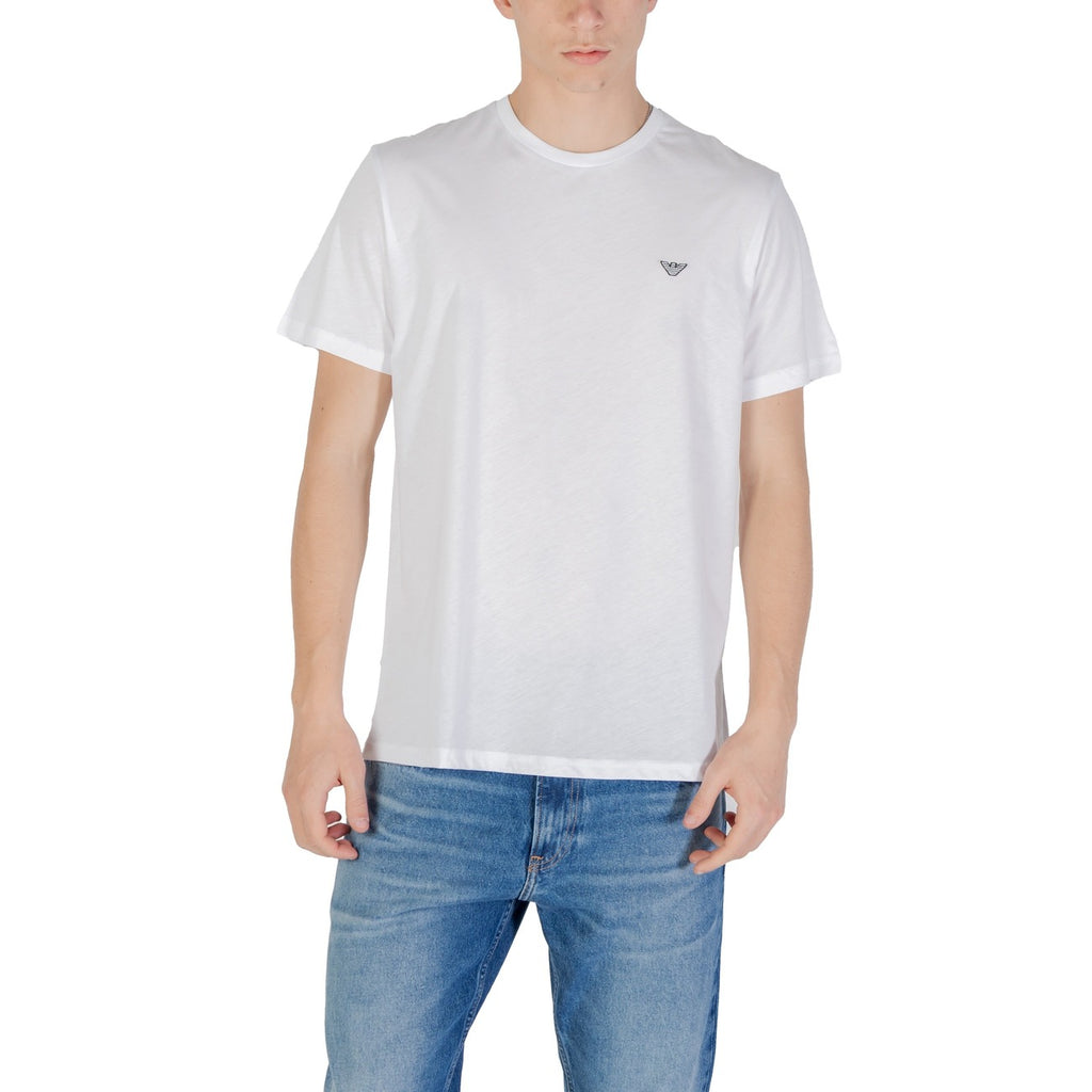 Emporio Armani Underwear T Shirt Uomo Cotone Bianco Maniche Corte