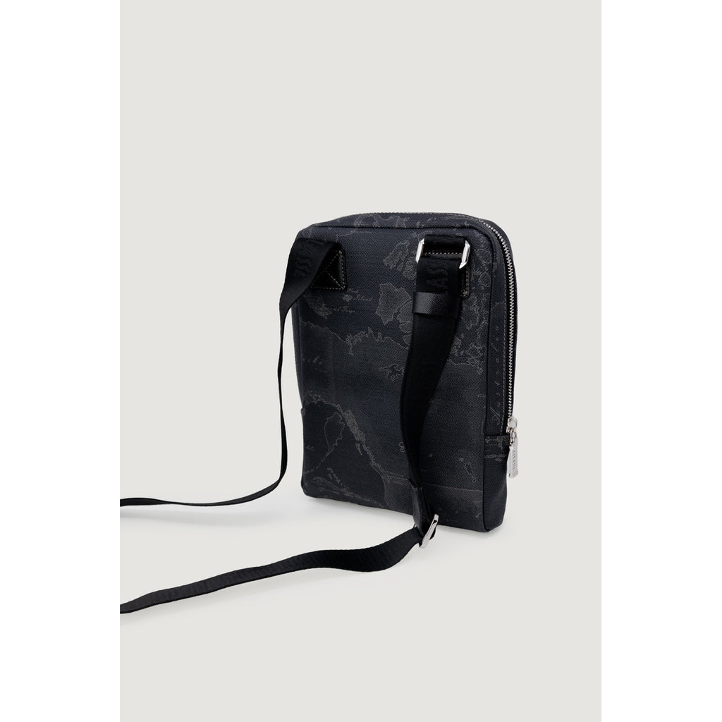 Alviero Martini Prima Classe Borsa Tracolla Uomo Pelle Nero 27x23x7 cm Autunno Inverno Elegante