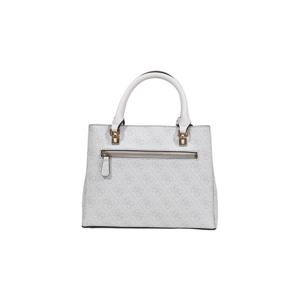 Guess Borsa Donna Bianca A Mano Con Tracolla Piccola 25.5x20x6 cm