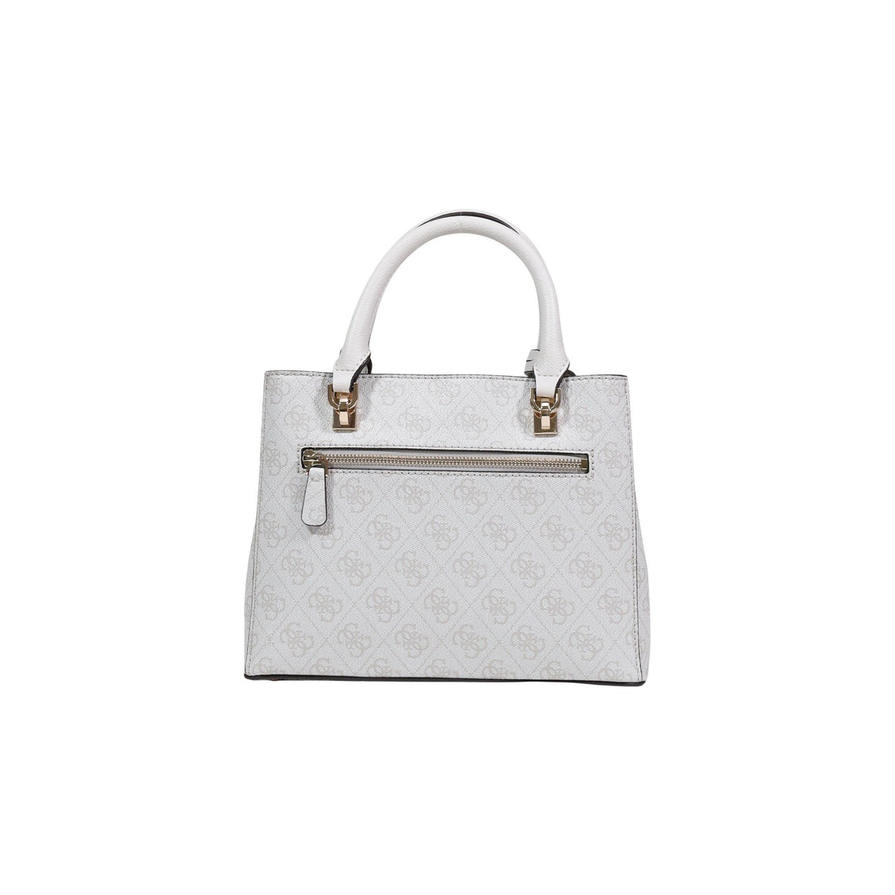 Guess Borsa Donna Bianca A Mano Con Tracolla Piccola 25.5x20x6 cm