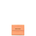 Emporio Armani Portafoglio Donna Pelle Corallo Con Bottone E Tasche
