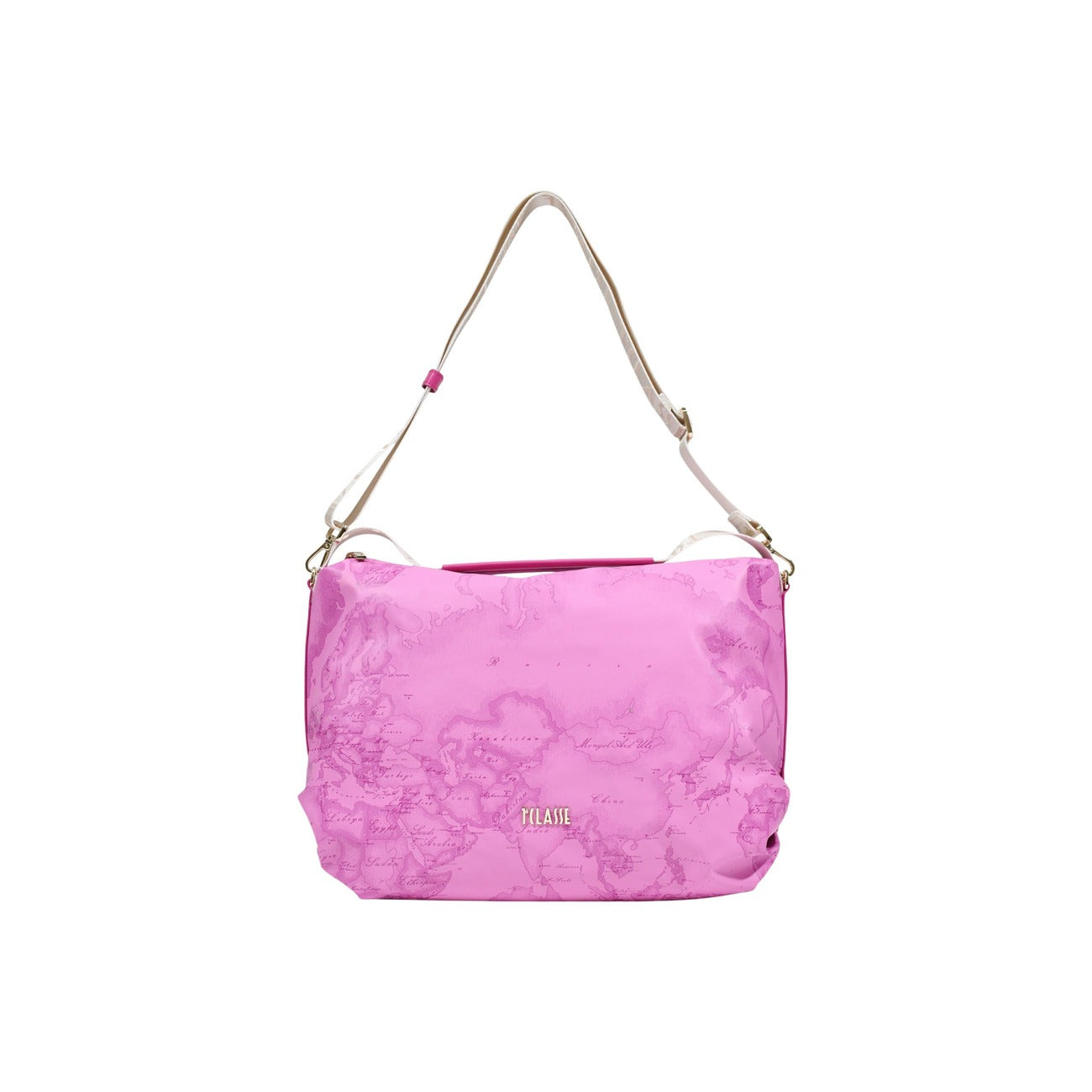Alviero Martini Prima Classe Borsa Donna Fuxia Stampa Con Tracolla