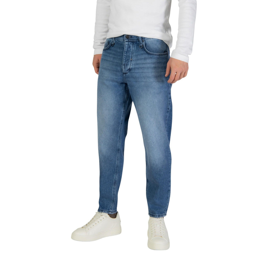 Antony Morato Jeans Uomo Doris Baggy Ankle Length Blu Cotone Primavera Estate