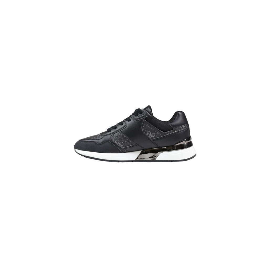 Guess Sneakers Donna Grigie In Pelle E Tessuto Con Lacci Primavera Estate