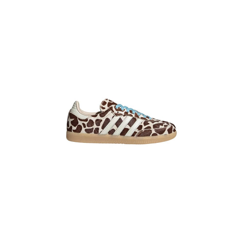 Calzature Sneakers Adidas Originals Adidas Originals Sneakers Donna Pelle Marrone Stampe Leopardate Primavera Estate Lacci Comfort KI6669