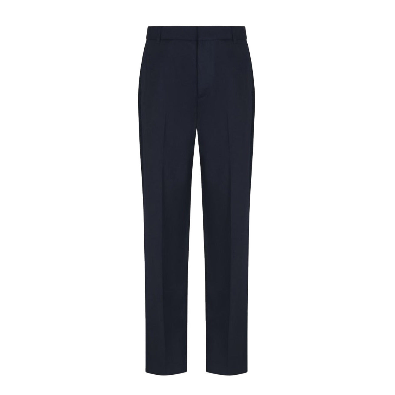 Emporio Armani Pantaloni Uomo Lana Vergine Blu Primavera Estate