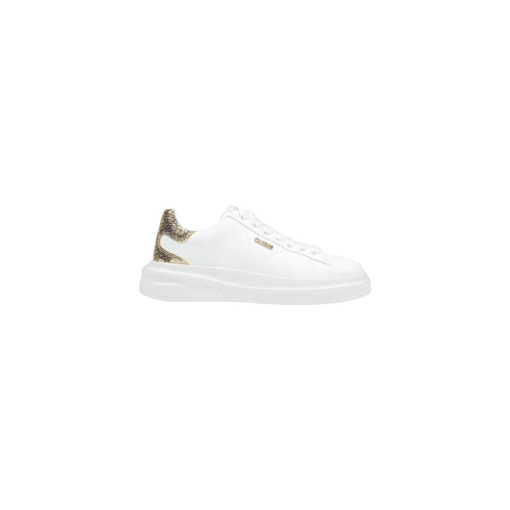 Guess Sneakers Donna Bianche Pelle Lacci Sportive Primavera Estate