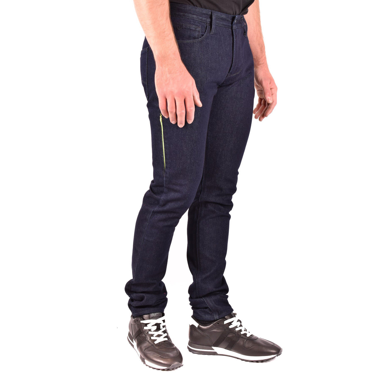 Emporio Armani Jeans Uomo Blu Cotone Puro Autunno Inverno