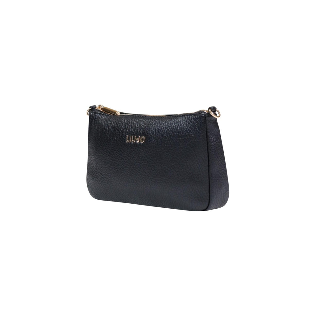 Liu Jo Borsa Tracolla Donna Nera Piccola Con Zip Interno 23x12x4