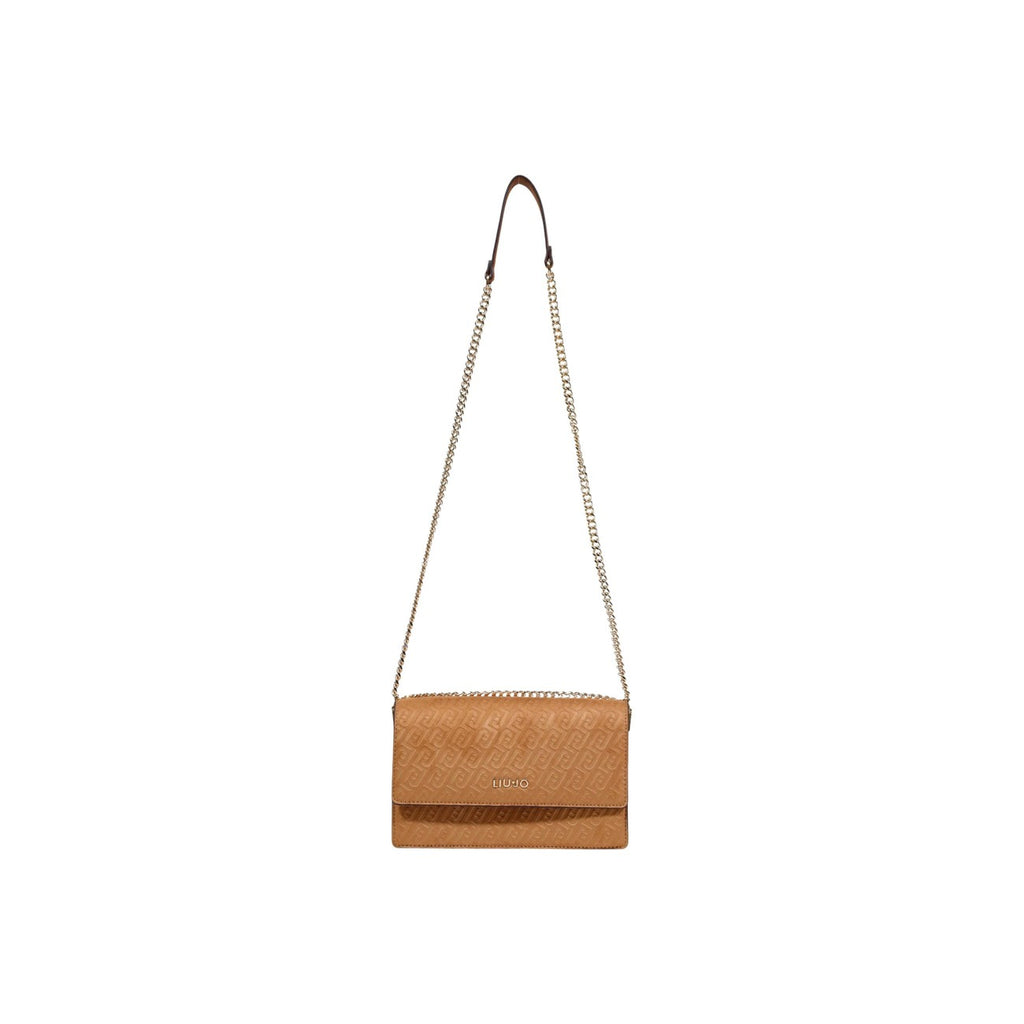 Liu Jo Borsa Donna Beige A Mano E Tracolla 23x16x9 Cm In Poliestere