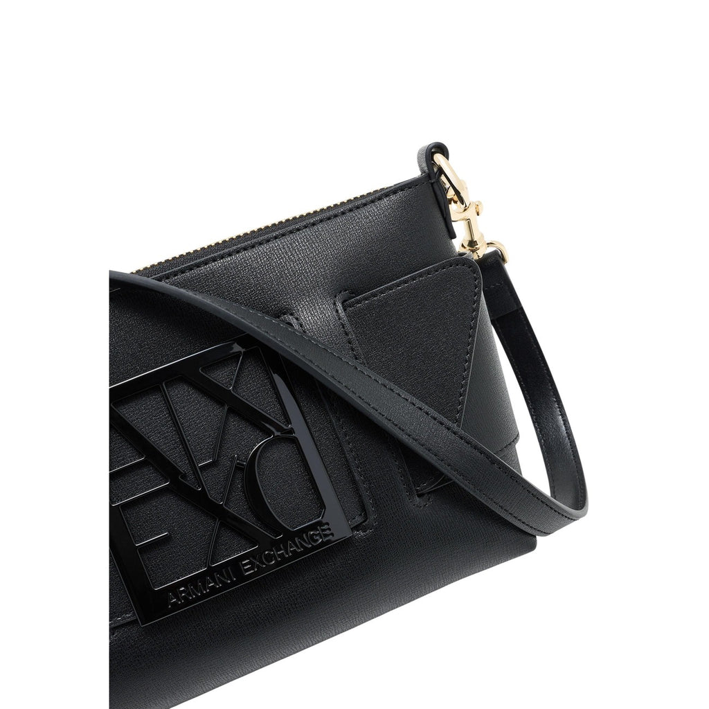 Alviero Martini Prima Classe Borsa Donna A Tracolla Nero Stampa Petite Con Tasche Interne Autunno Inverno