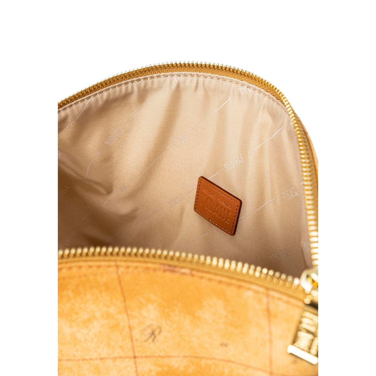 Alviero Martini Prima Classe Borsa Donna Beige In Pelle Cotone E Poliuretano 19x29x10 Cm Made In Italy