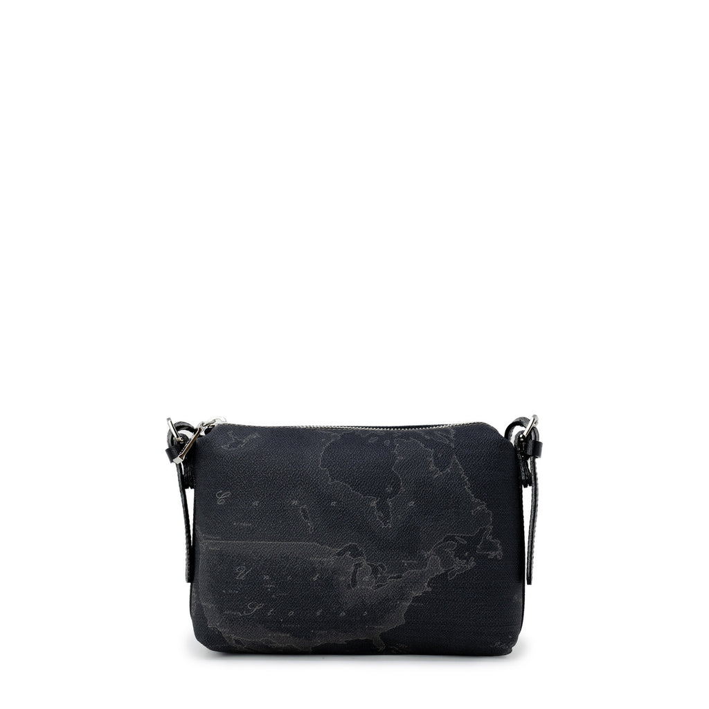 Alviero Martini Prima Classe Borsa Donna Nero Piccola A Tracolla In Pelle Cotone Poliestere Dimensioni 19 X 16 X 6 Cm