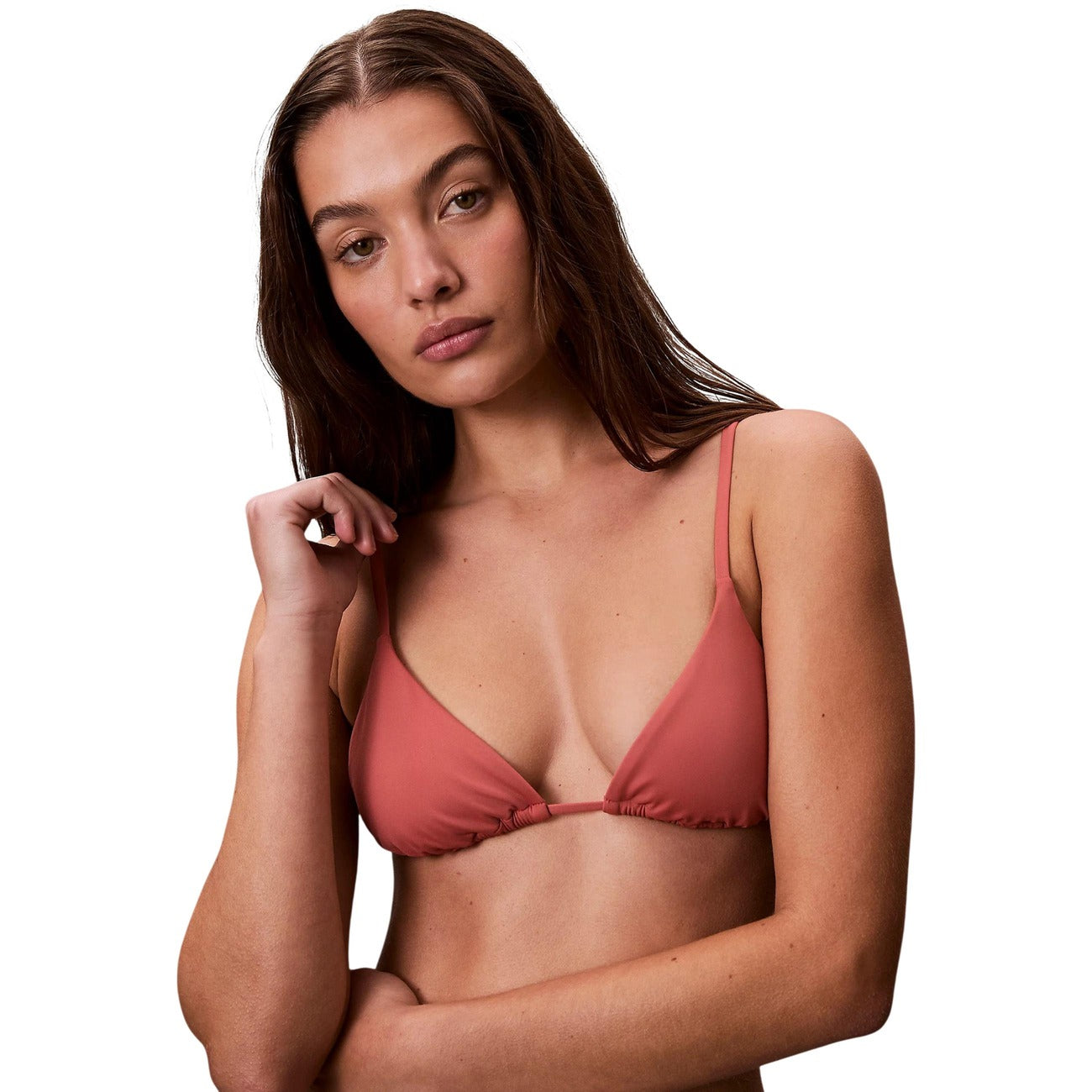 Calvin Klein Jeans Costume Donna Triangle Rosa Primavera Estate