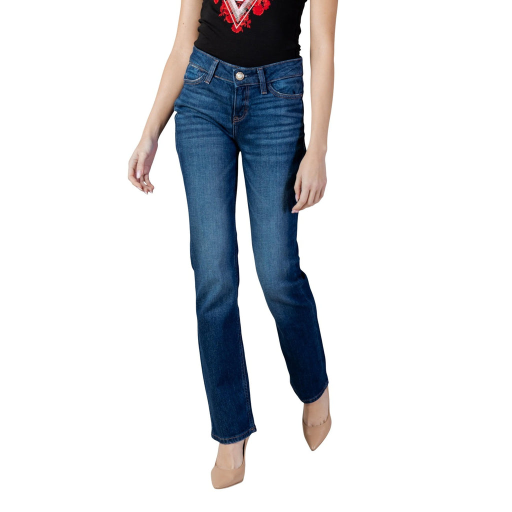 Guess Jeans Donna Nicky Cigarette Blu Jeans Slim Vita Media