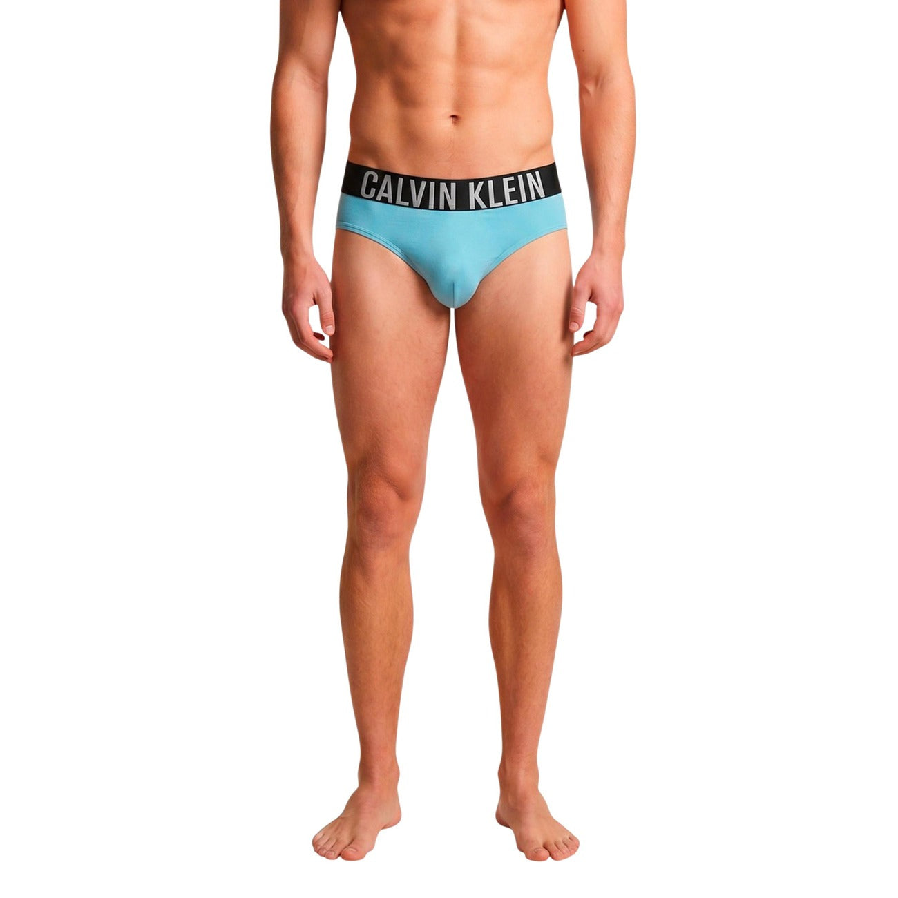 Calvin Klein Jeans Costume Uomo Azzurro Slip Mare Brief Elasticizzato