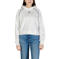 Tommy Hilfiger Jeans Felpa Donna Bianco Cappuccio Cotone Organico