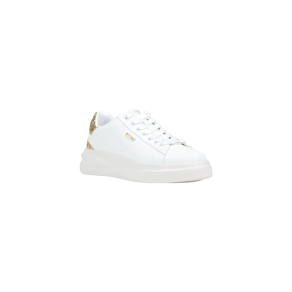 Guess Sneakers Donna Bianche Pelle Lacci Sportive Primavera Estate