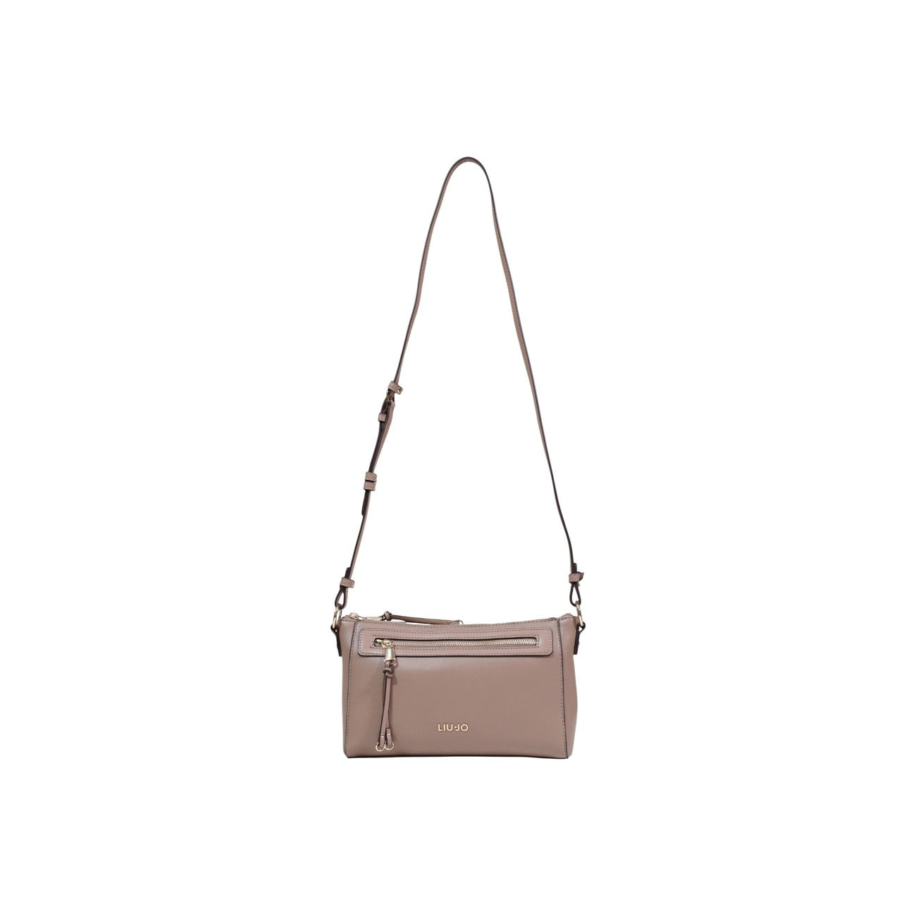Liu Jo Borsa Donna Beige Tracolla Cerniera Con Tasche 26x16x6 Primavera Estate