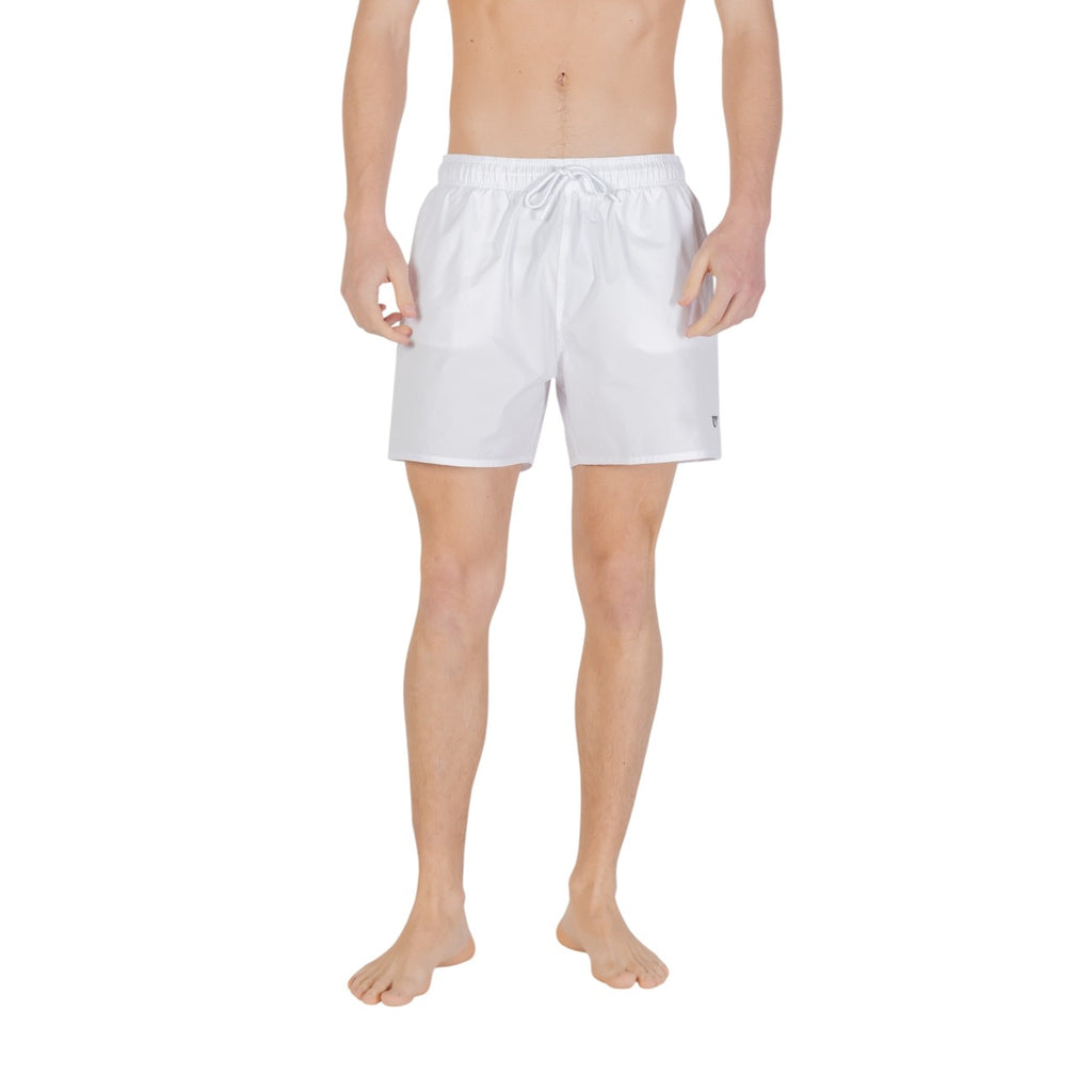 Emporio Armani Underwear Costume Uomo Bianco Con Lacci E Tasche