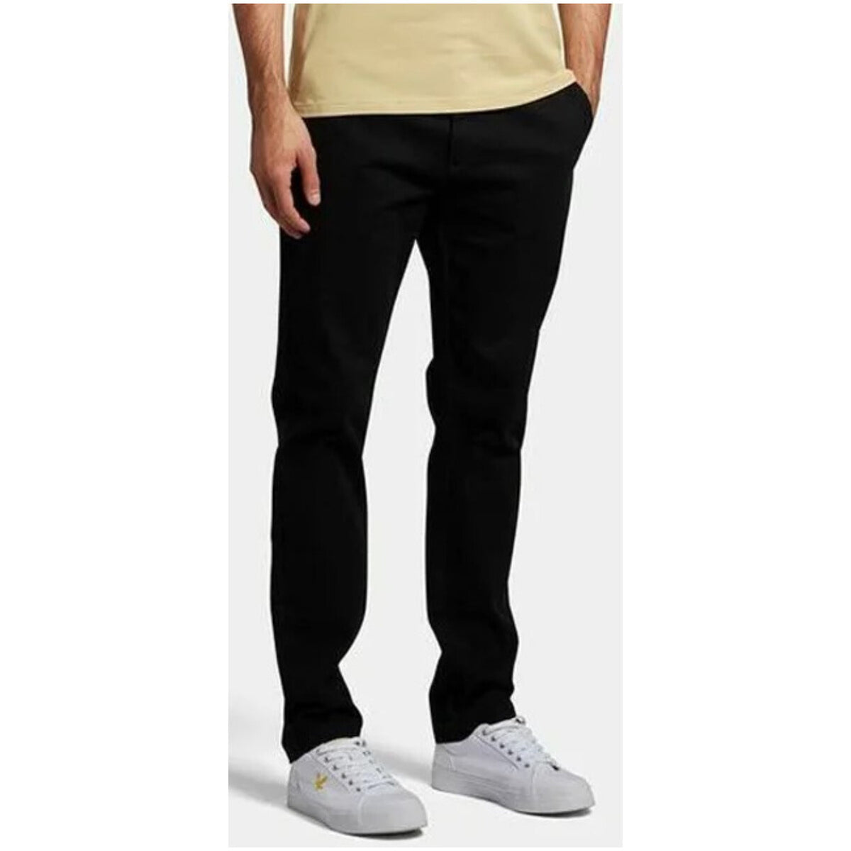 Abbigliamento Pantaloni Lyle & Scott Lyle And Scott Pantaloni Uomo Cotone Elasticizzato Blu Autunno Inverno