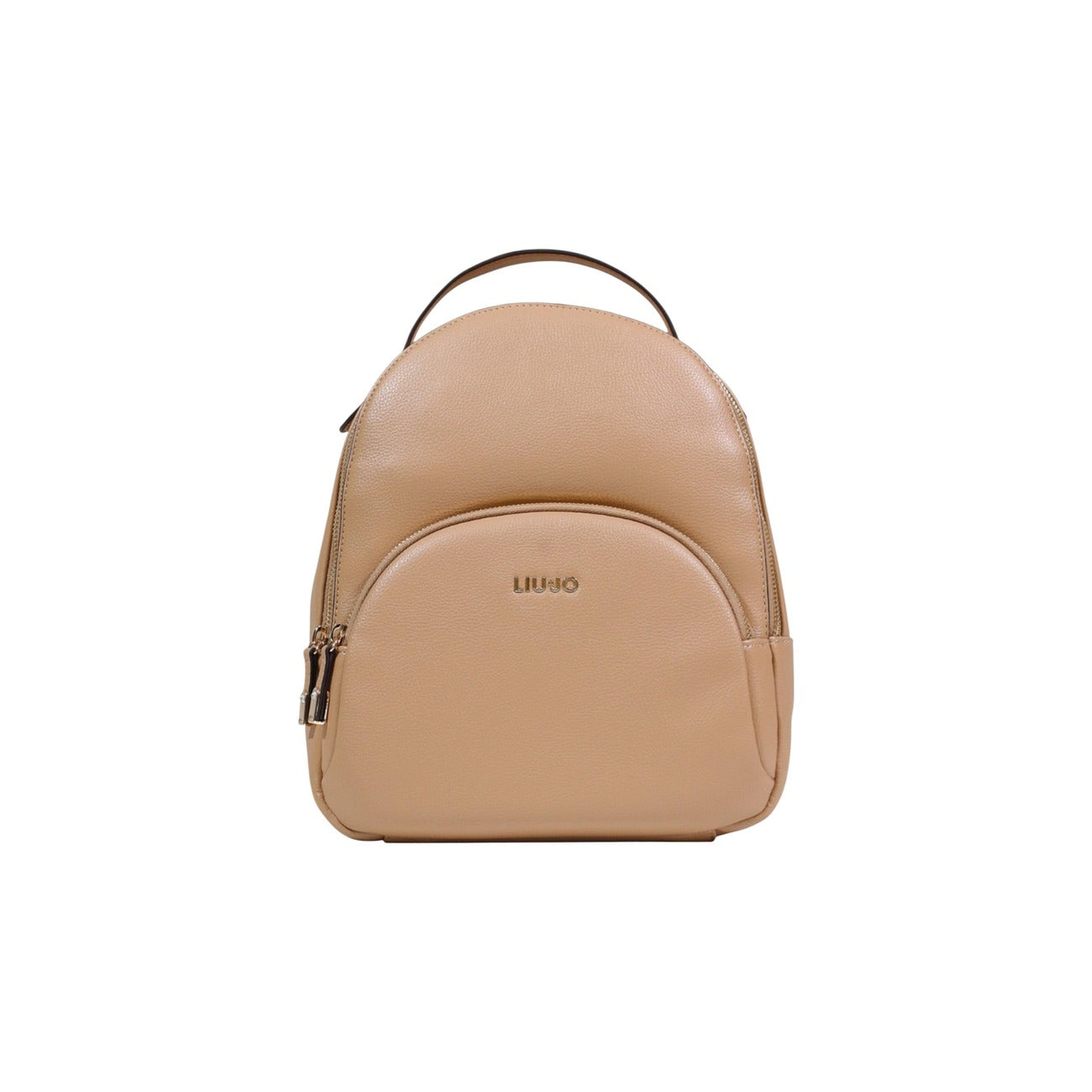 Liu Jo Zainetto Donna Marrone Con Chiusura Zip Tasche Interno Esterno