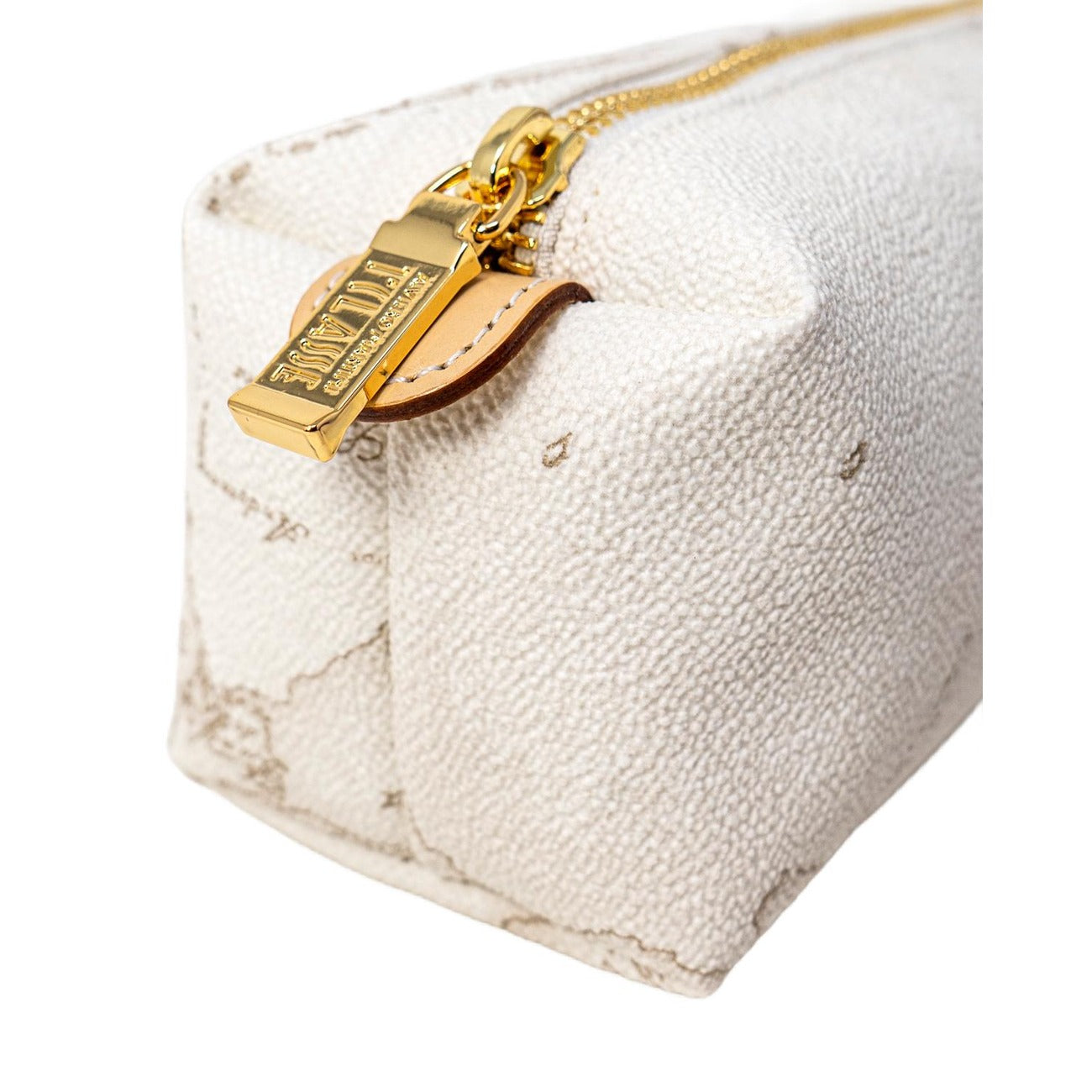 Alviero Martini Prima Classe Borsa Donna In Pelle Bianca Con Zip Interna Tracolla Piccola 17x7x7 cm