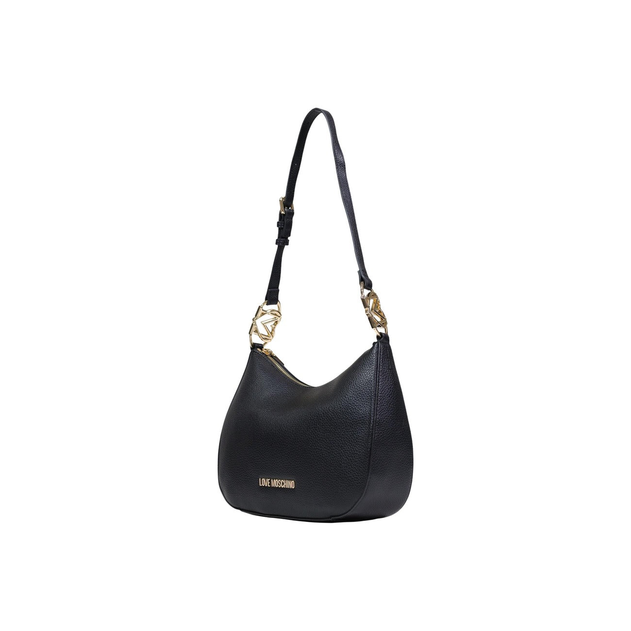 Love Moschino Borsa A Mano Donna Nera Con Zip 29x21x8 Cm