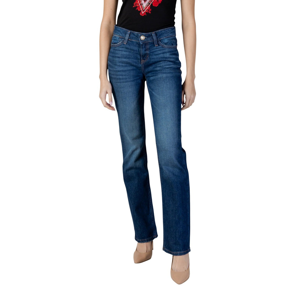 Guess Jeans Donna Nicky Cigarette Blu Jeans Slim Vita Media