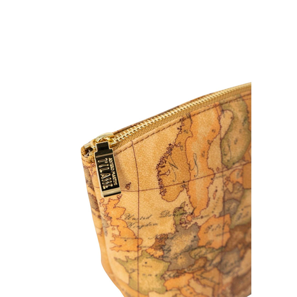 Alviero Martini Prima Classe Borsa Donna Beige In Pelle Cotone E Poliuretano 19x29x10 Cm Made In Italy