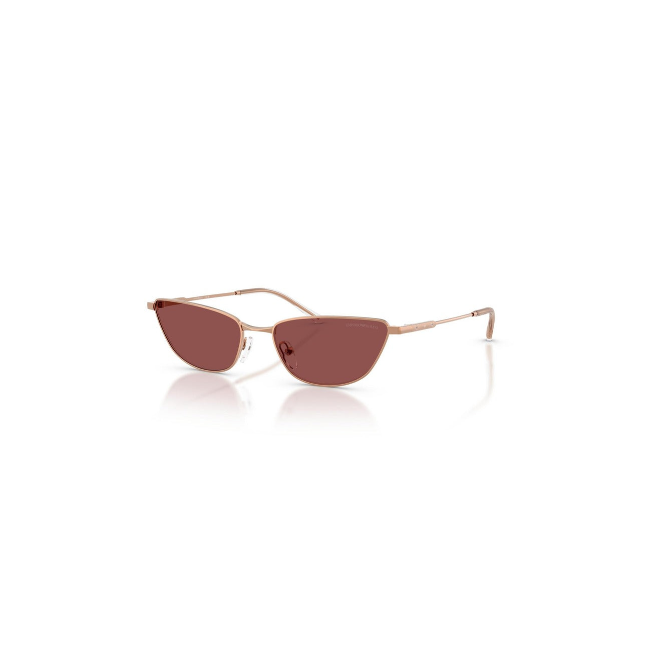 Emporio Armani Occhiali Da Sole Donna Cat Eye Metal Nero Made In Italy