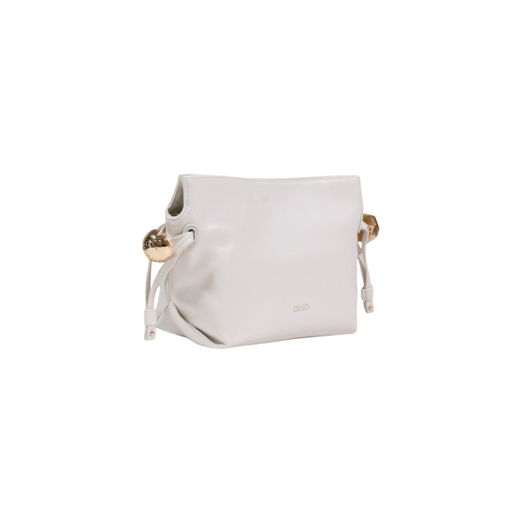 Liu Jo Borsa Donna Hobo Bianca 24 x 19 x 9 cm Tracolla In Poliuretano
