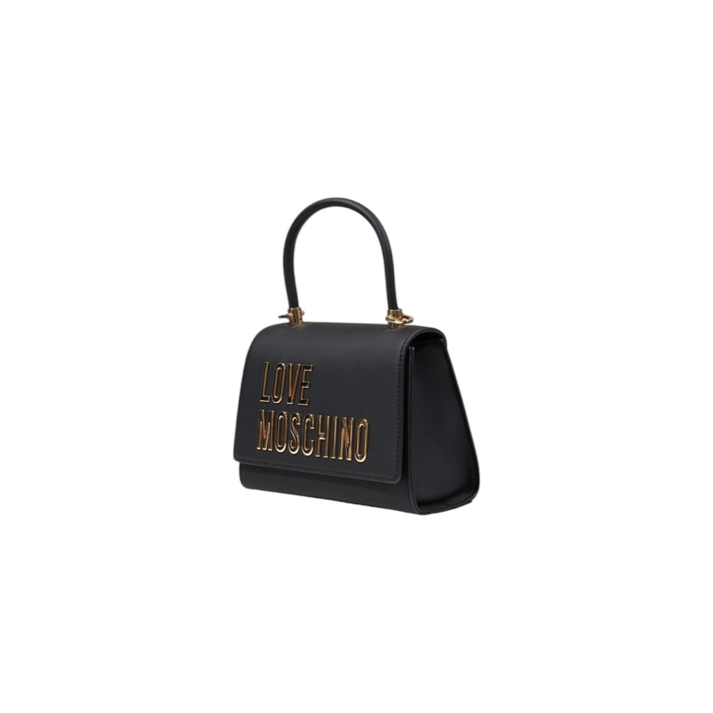 Love Moschino Borsa Donna Nero A Mano Con Tracolla 20x16x10 cm