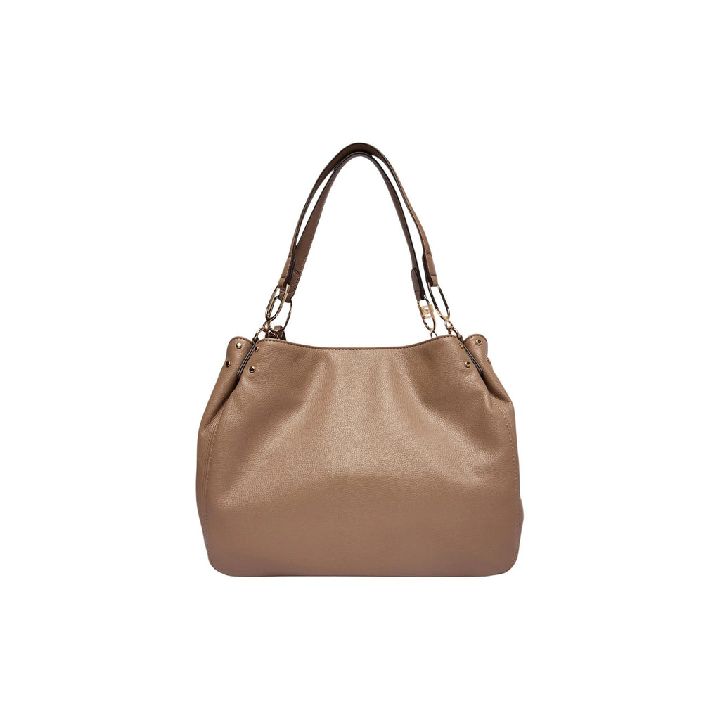 Liu Jo Borsa Donna Satchel Cammello Con Zip E Bottoni Automatici