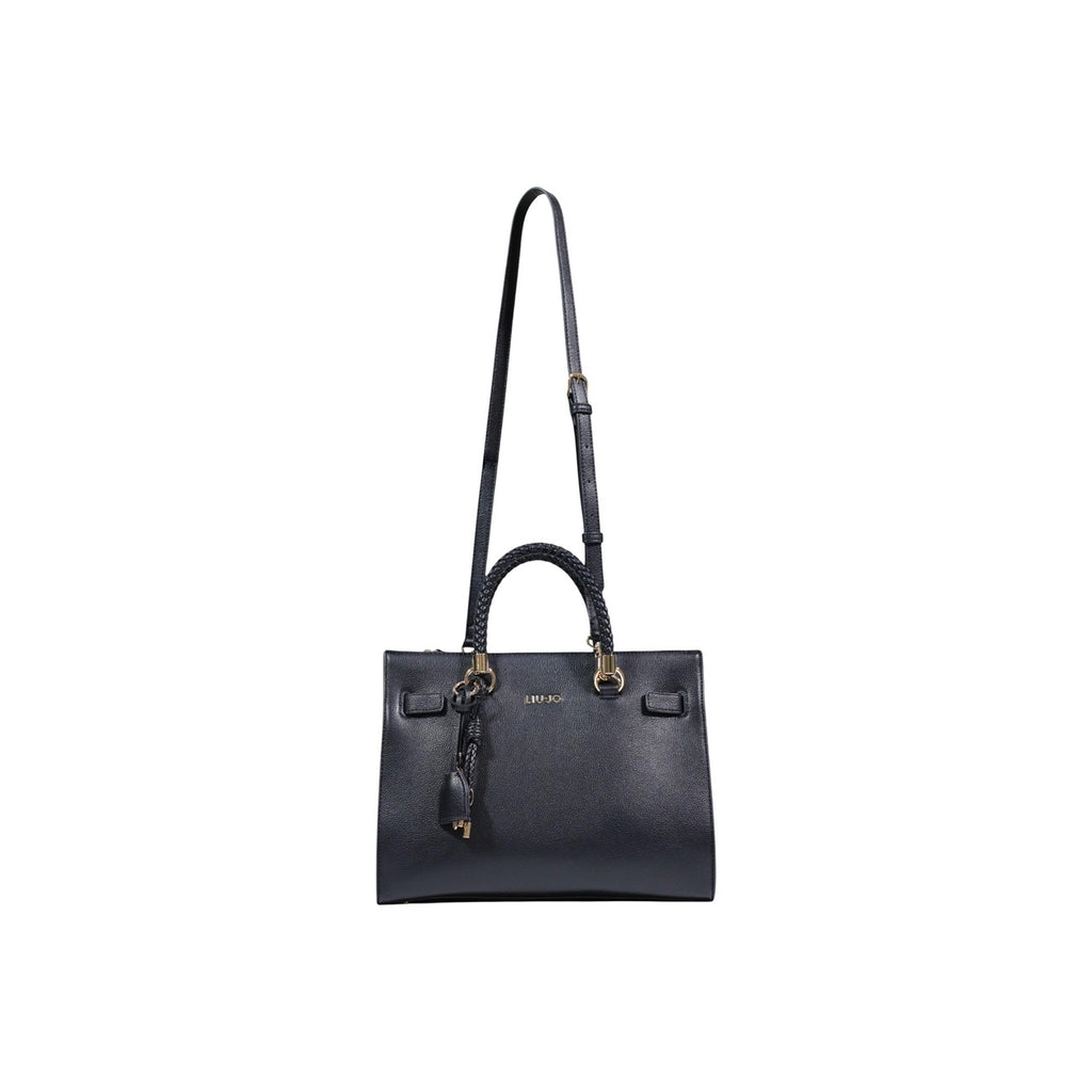 Liu Jo Borsa Donna Tote Nero 31x26x17 Cm Poliuretano Con Tracolla