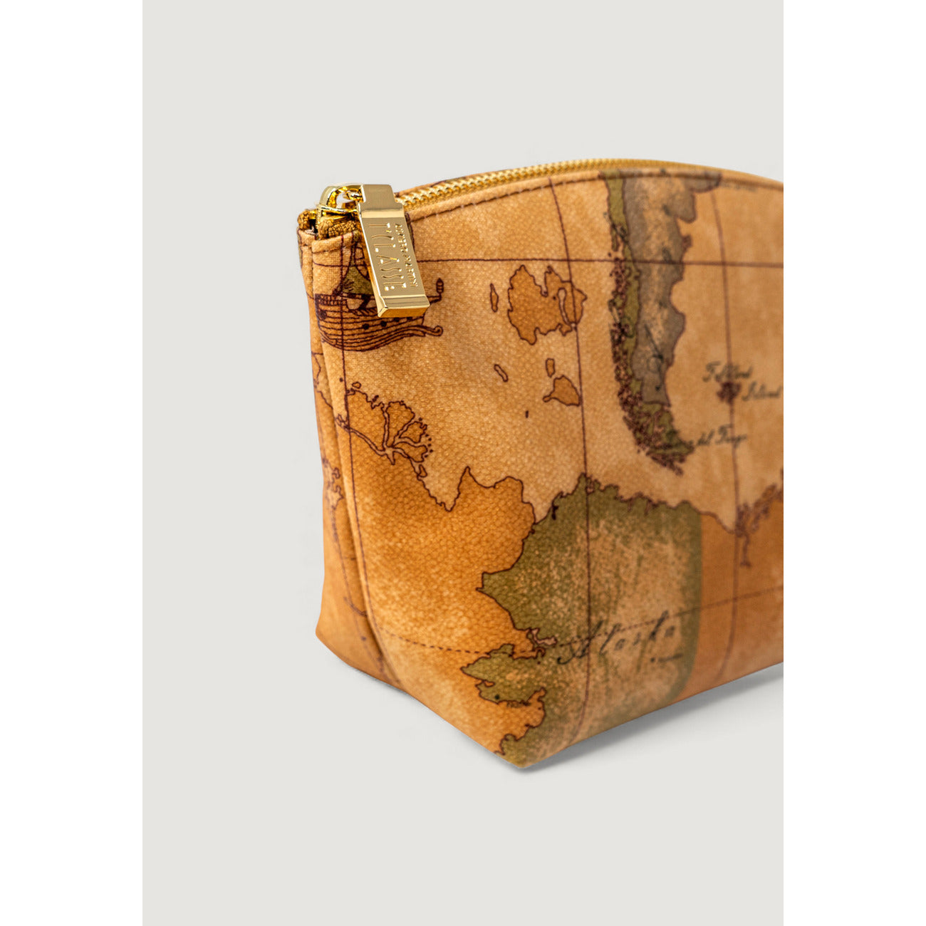 Alviero Martini Prima Classe Borsa Donna Beige In Pelle E Tessuto Made In Italy Autunno Inverno