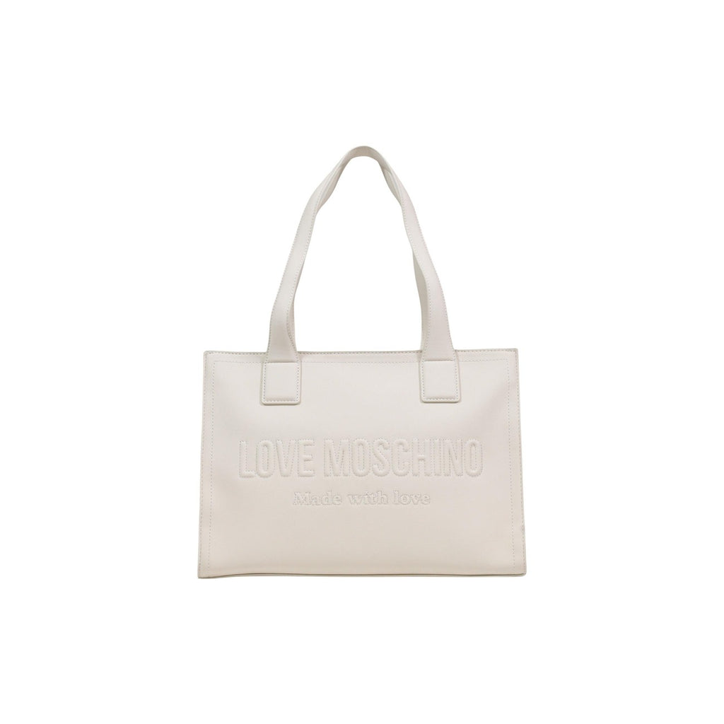 Love Moschino Borsa Donna Bianco 35x24x12 Mano Ecopelle JC4045PP1
