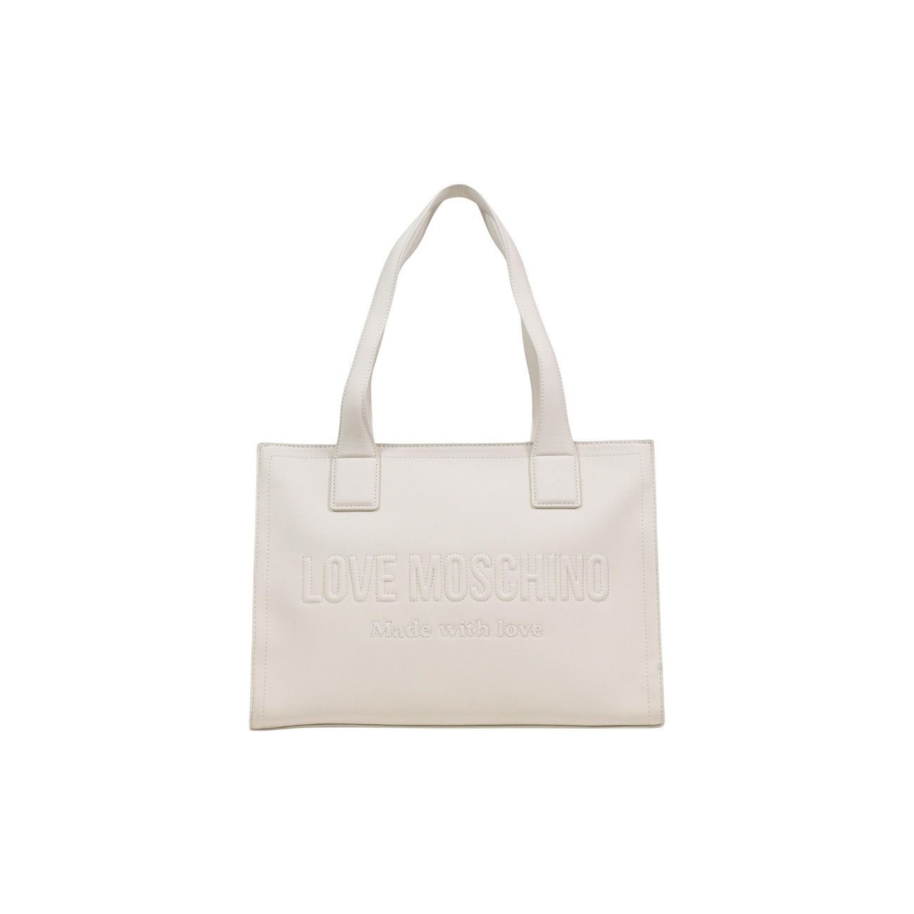 Love Moschino Borsa Donna Bianco 35x24x12 Mano Ecopelle JC4045PP1