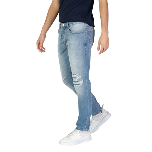 Antony Morato Jeans Uomo Blu Effetto Consumato Primavera Estate