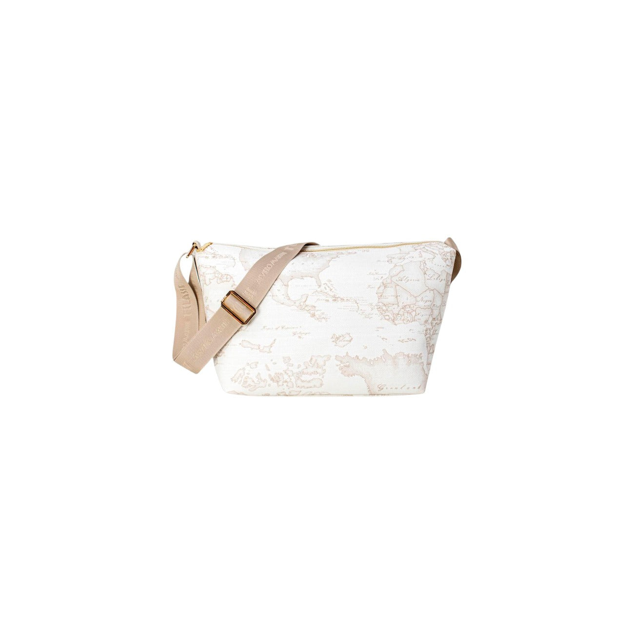 Alviero Martini Prima Classe Borsa Tracolla Donna Bianco 21x40x17 Made In Italy Primavera Estate