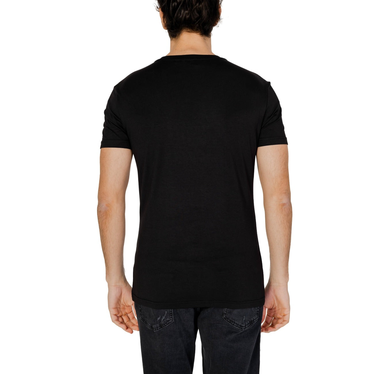 Antony Morato T Shirt Uomo Nero Girocollo Maniche Corte Cotone Modal