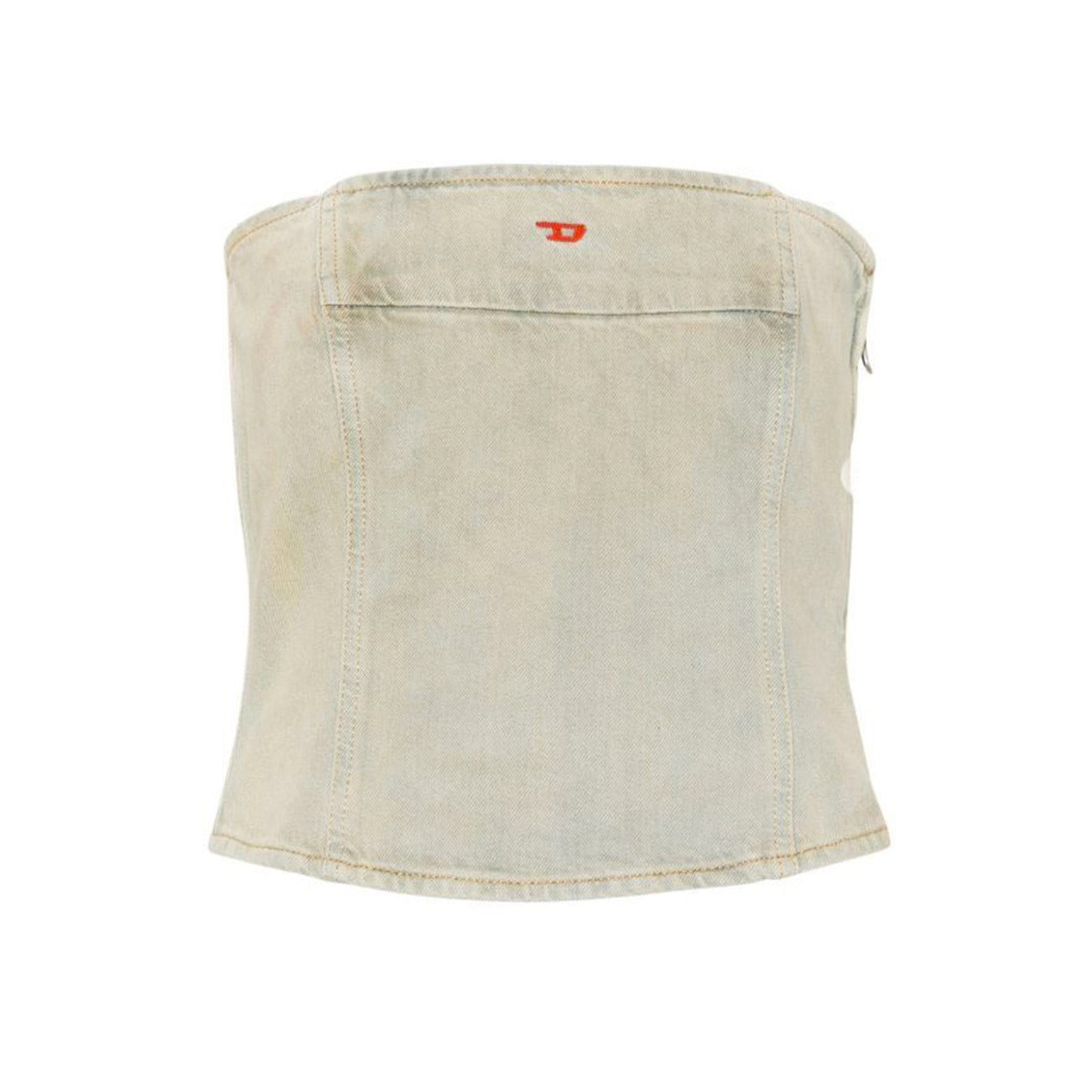 Top Donna Diesel Azzurro 100 Cotone Primavera Estate