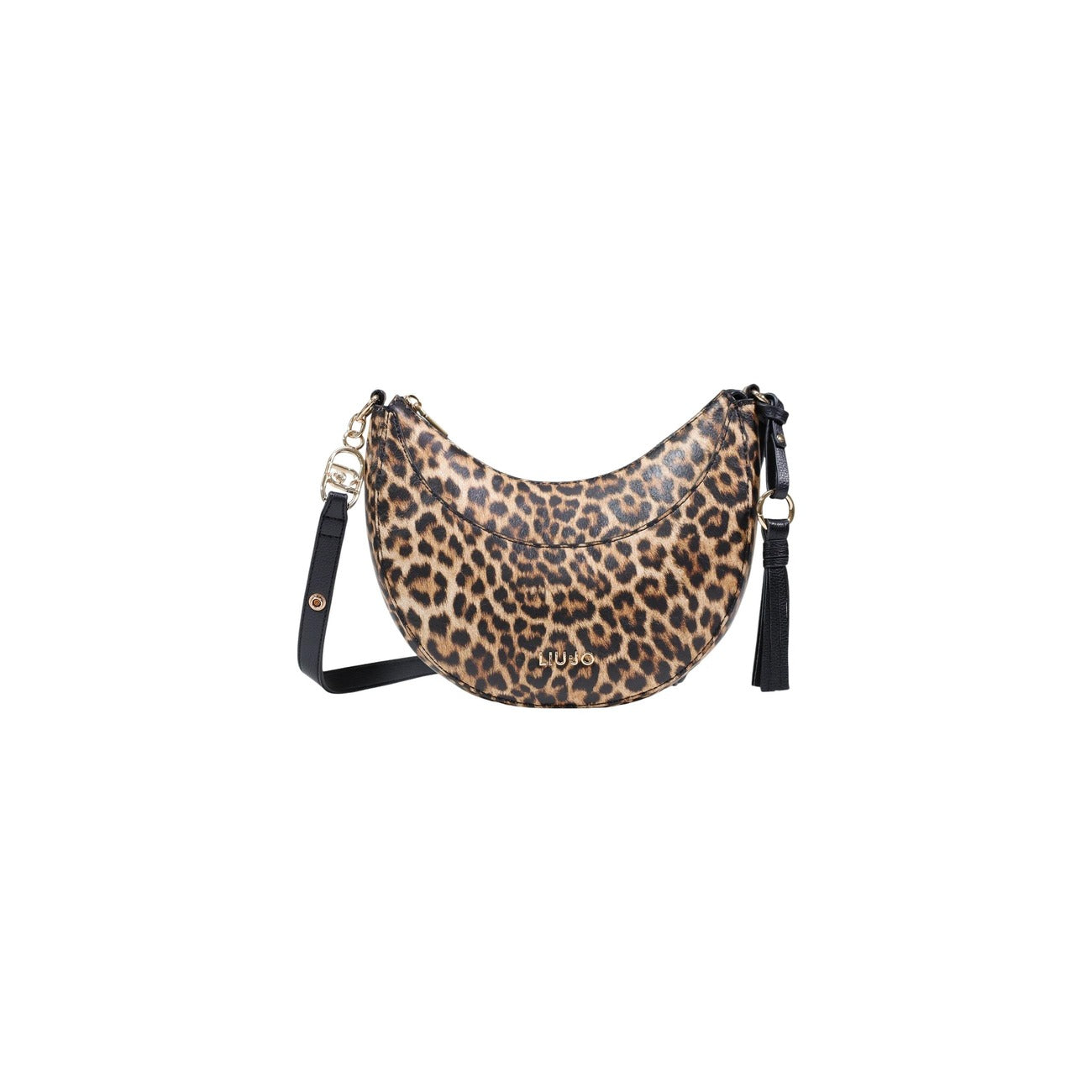 Liu Jo Borsa Donna Tracolla Beige Leopardata Piccola 23x18x7