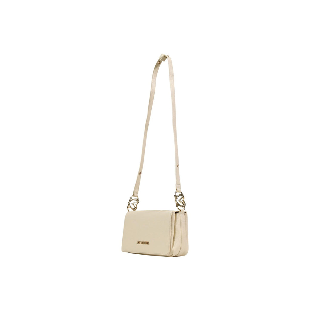 Love Moschino Borsa Tracolla Donna Beige Piccola 26x16x7 Primavera Estate