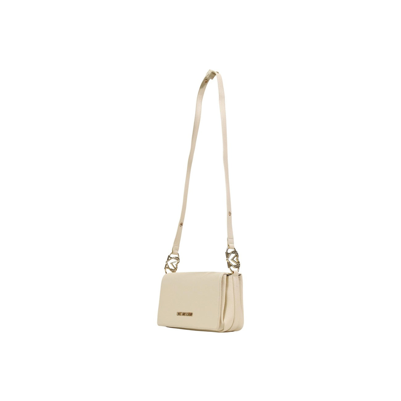 Love Moschino Borsa Tracolla Donna Beige Piccola 26x16x7 Primavera Estate