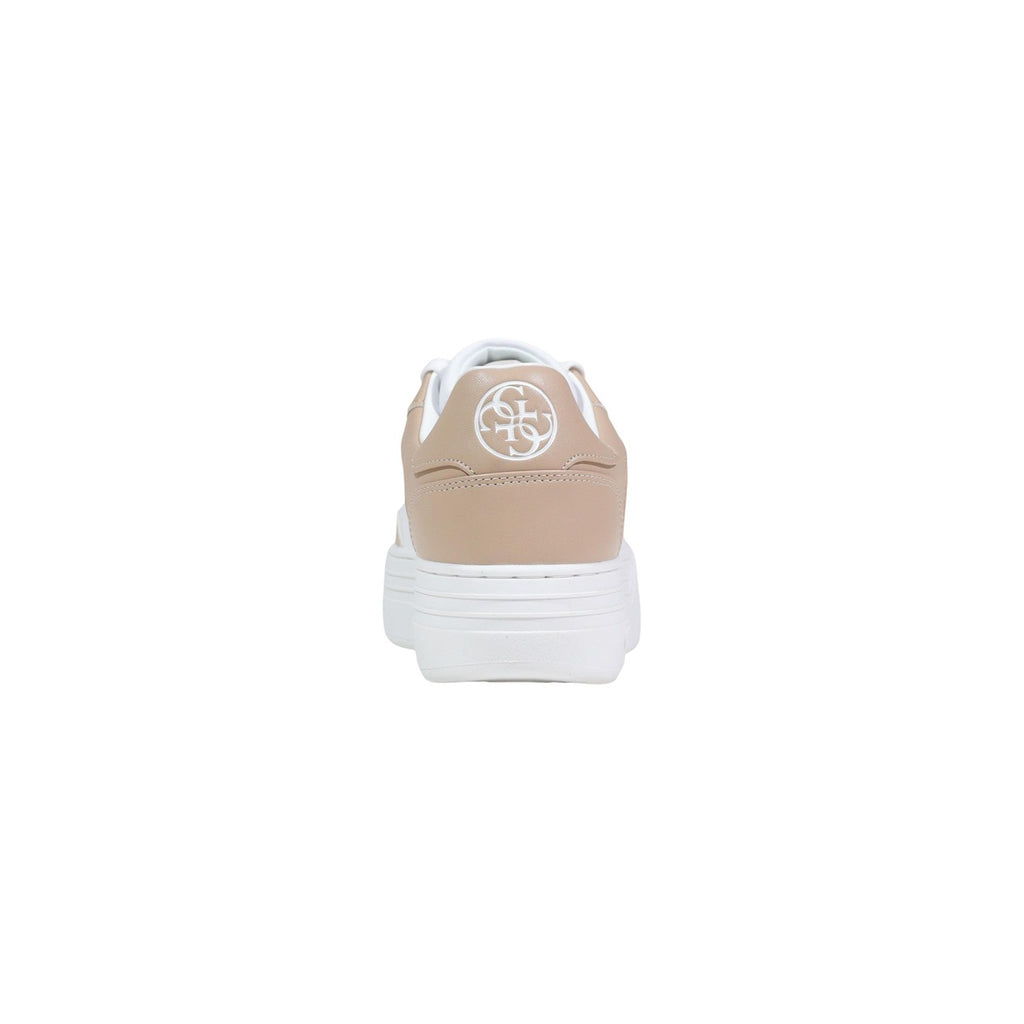 Guess Sneakers Donna Beige Primavera Estate Lacci Poliuretano 100 Per Cento
