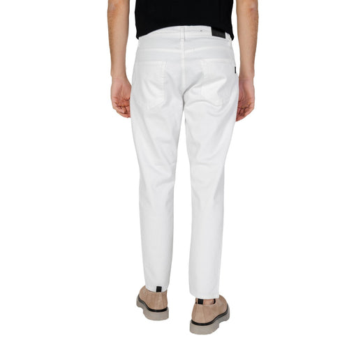 Antony Morato Jeans Uomo Bianco Slim Cotone Elasticizzato Primavera Estate