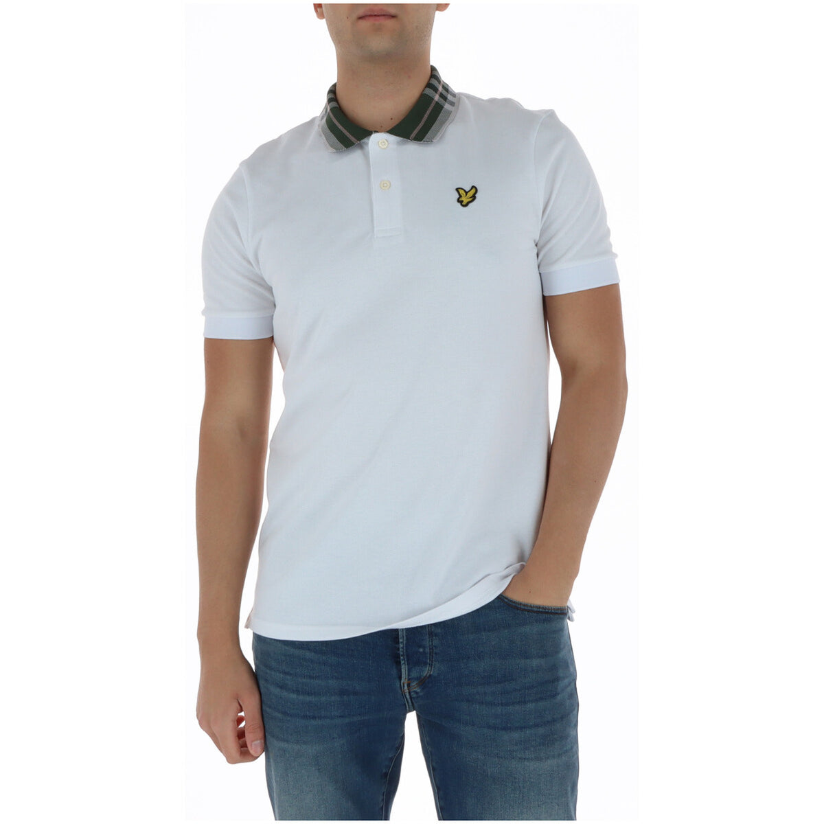 Abbigliamento Polo Lyle & Scott Polo Uomo Lyle And Scott Nera Cotone Elastan Manica Corta