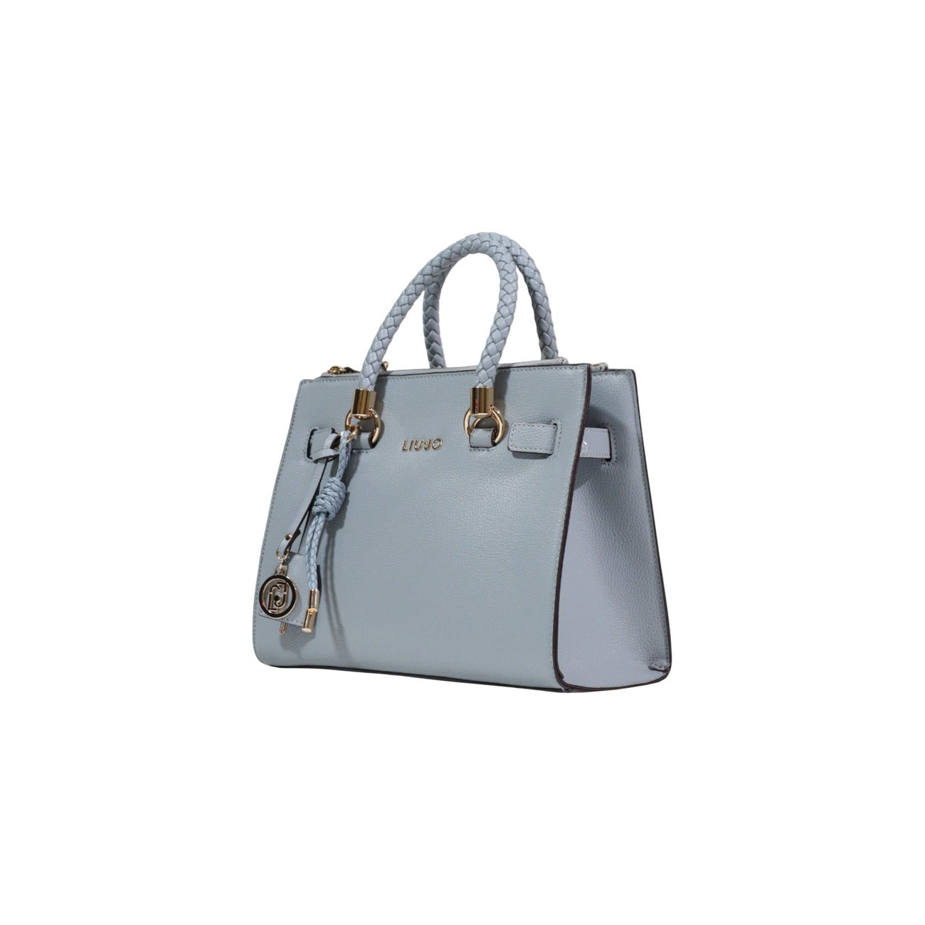 Liu Jo Borsa Donna Satchel Azzurro Tracolla Mano Zip 27x21x12 cm